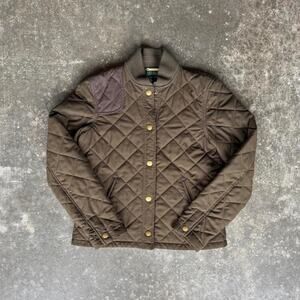 Vintage Ralph Lauren green bomber jacket